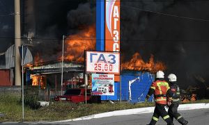Причиной пожара и взрыва на АЗС в Новосибирске назвали бесхозяйственность владельцев