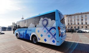 В Улан-Удэ новые автобусы с цитатами Путина вышли из строя через неделю после покупки