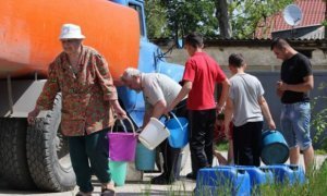 В Крыму усугубилась проблема с водоснабжением. Воды нет в центральной и северной частях полуострова