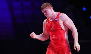 Россиянин Муса Евлоев завоевал золотую медаль в греко-римской борьбе