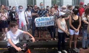 В Хабаровском крае возобновились протестные акции с требованием освободить Сергея Фургала