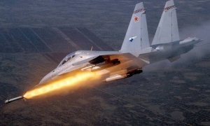 Российские Су-57 ответили за ЧВК «Вагнера» ударами по боевикам в Восточной Гуте