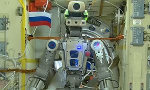 Робот-космонавт Федор заявил об отказе участвовать в «фашистском шабаше» Роскосмоса