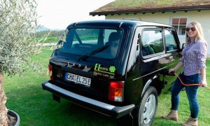 Германский стартап переделал российскую Lada Niva в электрокар