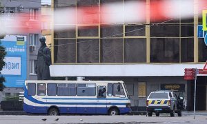 В Луцке в ходе спецоперации освободили всех заложников из захваченного автобуса