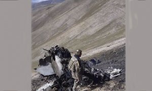 Минобороны Армении опубликовало фотографию Су-25, сбитого турецким истребителем
