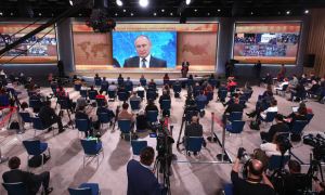 На пресс-конференцию Владимира Путина аккредитовали журналистов трех СМИ-инагентов