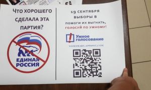 На пенсионера завели дело об экстремистской символике из-за пикета с плакатом об «Умном голосовании»