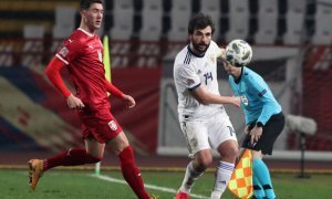 Сборная России по футболу потерпела поражение от Сербии с разгромным счетом