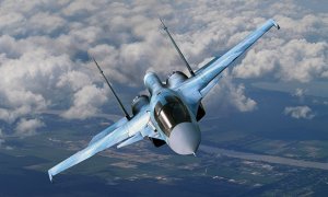 В Липецкой области во время тренировочного полета столкнулись два истребителя Су-34