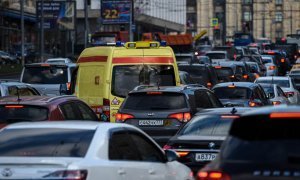 В Москве на Волгоградском проспекте столкнулись сразу семь автомобилей