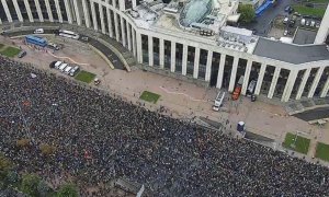 Акция протеста в Москве собрала более 47 тысяч человек 