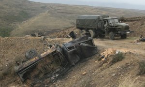 В столице Нагорного Карабаха объявлена воздушная тревога из-за ракетных ударов