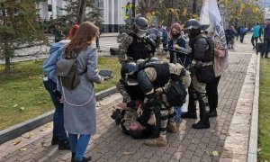 В Хабаровске силовики впервые разогнали протестную акцию в поддержку Сергея Фургала