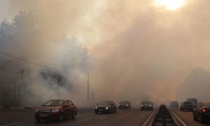В Красноярске ввели режим «черного неба» из-за смога от пожаров в Якутии