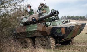 На Украину прибыли первые французские бронеавтомобили AMX-10 RC