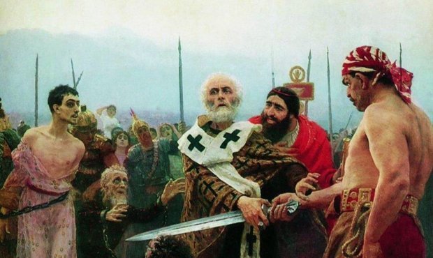 Петр Селинов: Святитель Николай, останавливающий меч