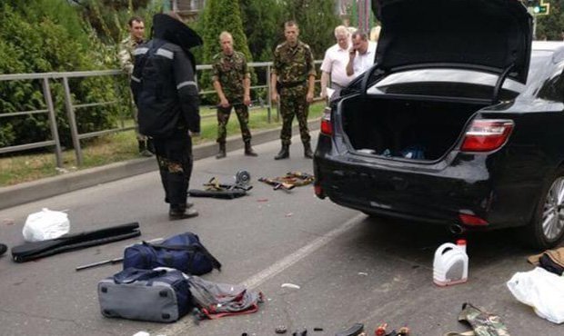 В Краснодаре водитель обстрелял сотрудников ДПС и устроил аварию