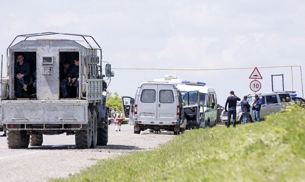 В Грозном боевики совершили террористическую атаку на КПП. Шесть полицейских ранены