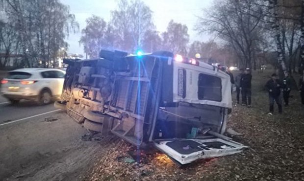 В Подмосковье в результате столкновения автобуса и маршрутки погибли 4 человека