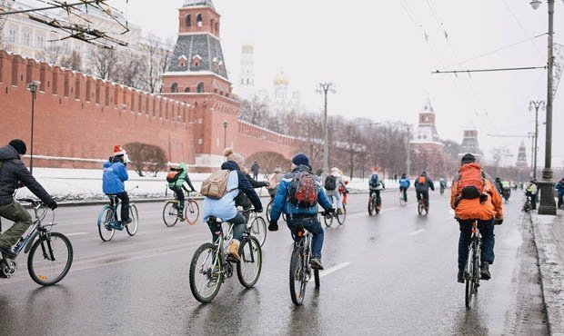 В Москве отменили зимний велопарад из-за разногласий между мэрией и организаторами