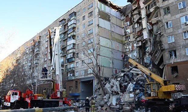 Расселение жильцов частично обрушившегося дома в Магнитогорске обойдется в 900 млн рублей