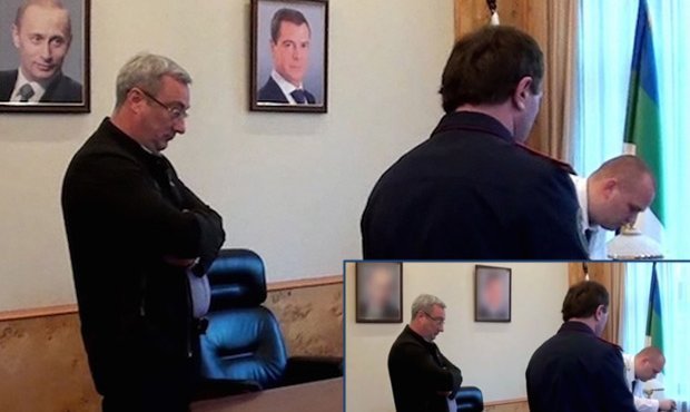 Первый канал заретушировал портрет Путина в выпуске про арест главы Коми