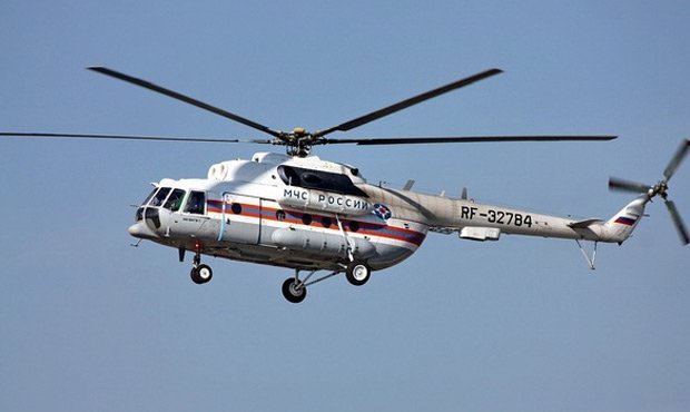 В Подмосковье разбился вертолет Ми-8 с начальником жуковского авиацентра МЧС на борту