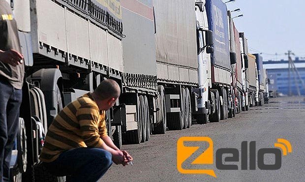 Сервис Zello, через который дальнобойщики координировали протест против «Платона», заблокирован