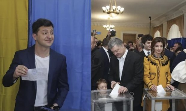 Шоумен Владимир Зеленский с большим отрывом побеждает на выборах президента Украины