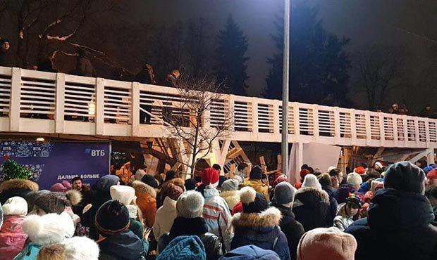 Директора парка Горького уволили из-за обрушения моста в новогоднюю ночь