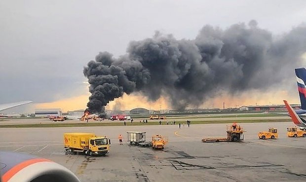 В результате жесткой посадки и пожара в самолете «Аэрофлота» погибли люди