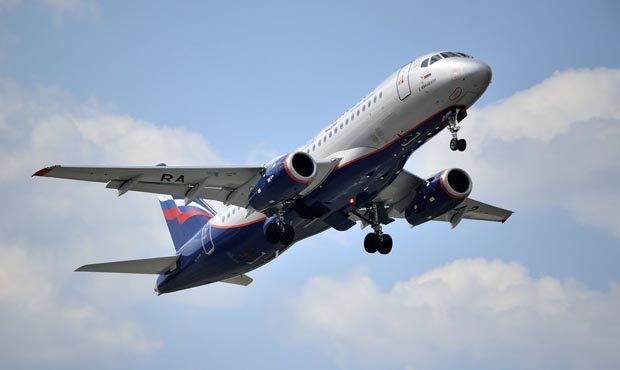 Самолет SSJ100 компании «Аэрофлот» не долетел до Самары и вернулся в Москву  