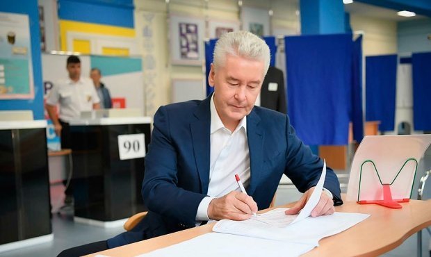 ​Мэр Москвы Сергей Собянин набрал почти 70% голосов при явке избирателей в 30%