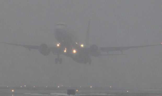 Московские аэропорты из-за снегопада отменили около 55 рейсов