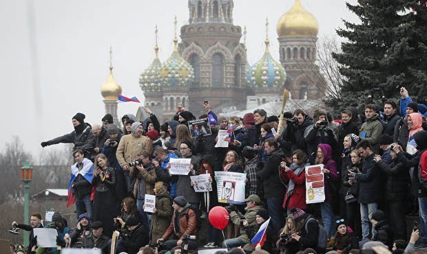 Северная столица России стала лидером по числу протестных акций