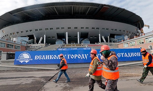 На стадионе «Зенит-Арена» тестирование системы отопления закончилось потопом