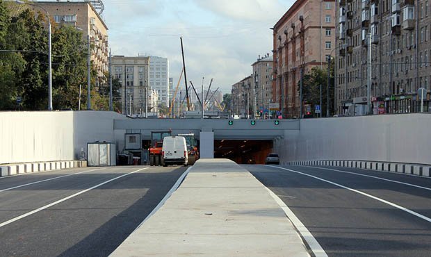 В Москве в Алабяно-Балтийском тоннеле загорелся пассажирский автобус