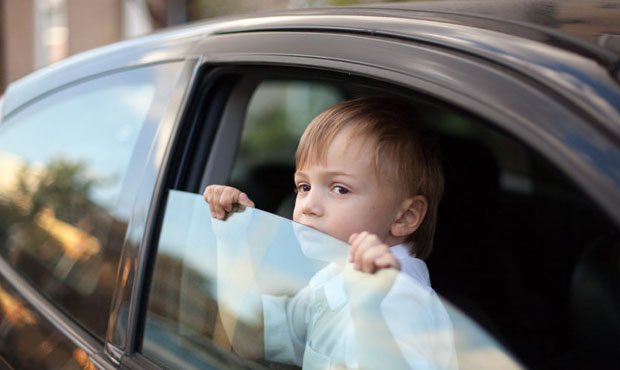 Россиян будут лишать водительских прав за оставление детей в машине