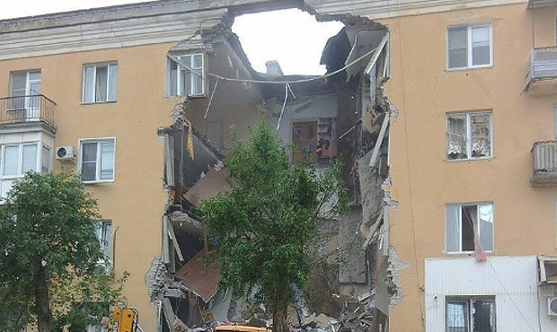 Взрыв в жилом доме в Волгограде произошел по вине рабочих, повредивших газовую трубу