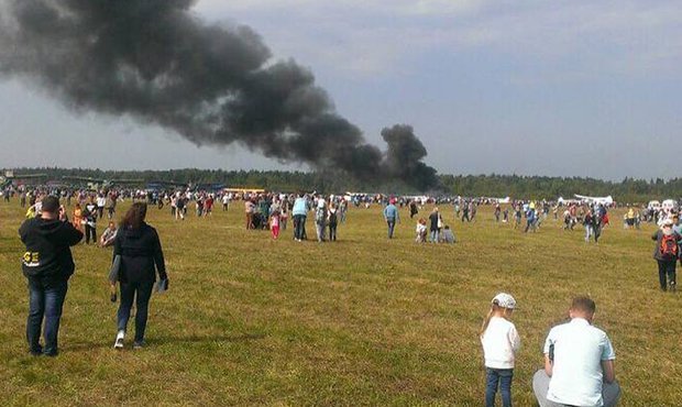 В Балашихе на авиационном шоу разбился самолет Ан-2. Два человека погибли