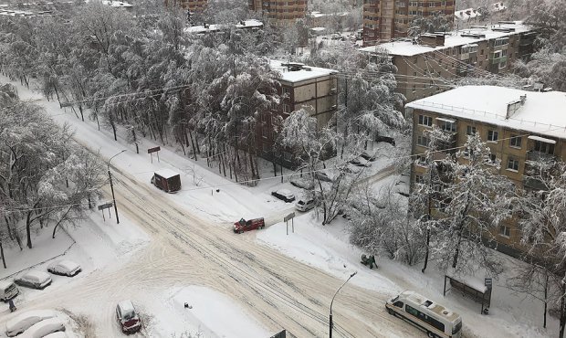 На Москву и область обрушился самый сильный в истории метеонаблюдений снегопад