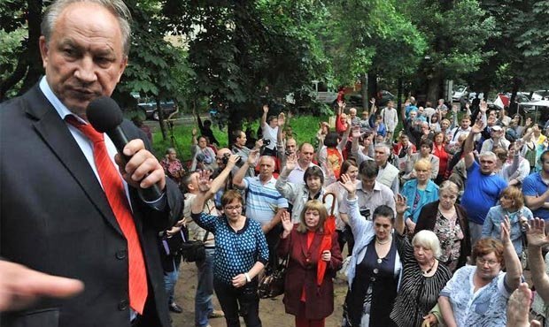 В Москве прошел митинг против очередного строительного проекта Сергея Собянина