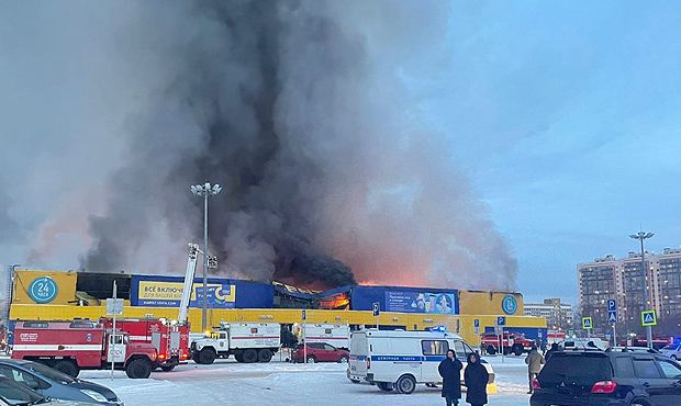 Пожар в томском гипермаркете «Лента» устроил сотрудник торгового зала