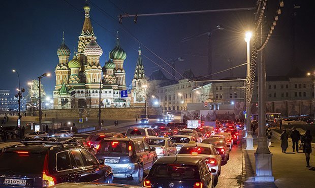 Москва вошла в пятерку городов мира с самыми загруженными дорогами