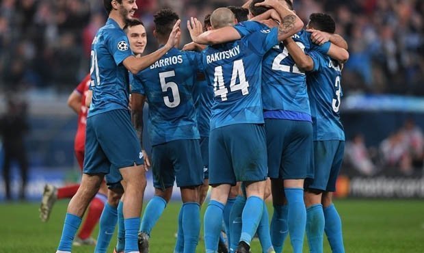 «Зенит» одержал победу над «Лионом» в матче группового этапа Лиги чемпионов