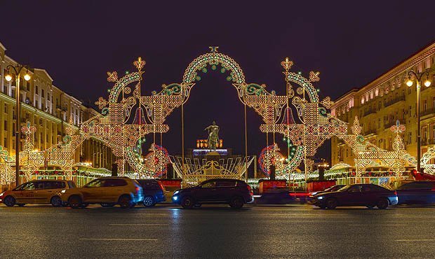 В Москве несколько центральных улиц с 28 декабря станут пешеходными