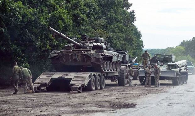 Украинская армия выходит к границе с Россией