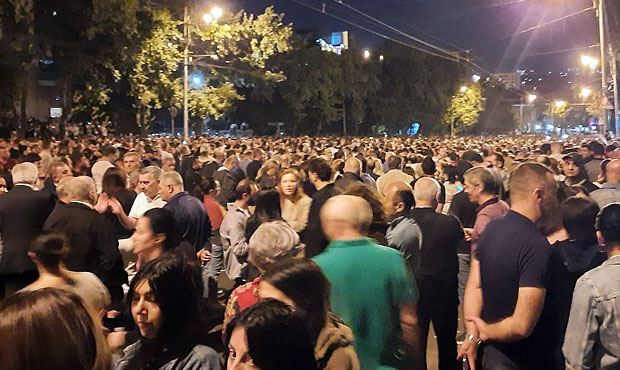 В Ереване прошел митинг за отставку Никола Пашиняна