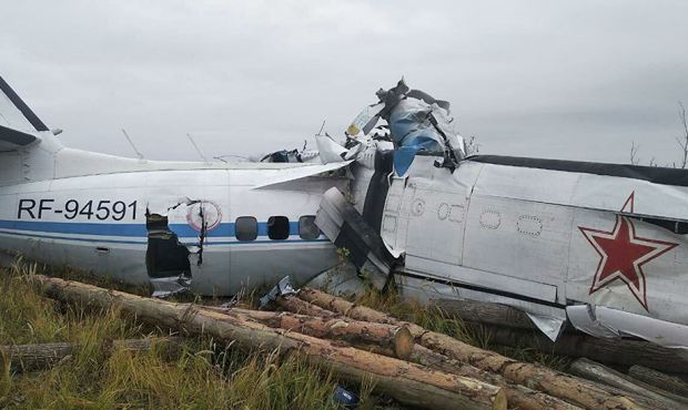 В Татарстане потерпел крушение самолет L-410 с парашютистами